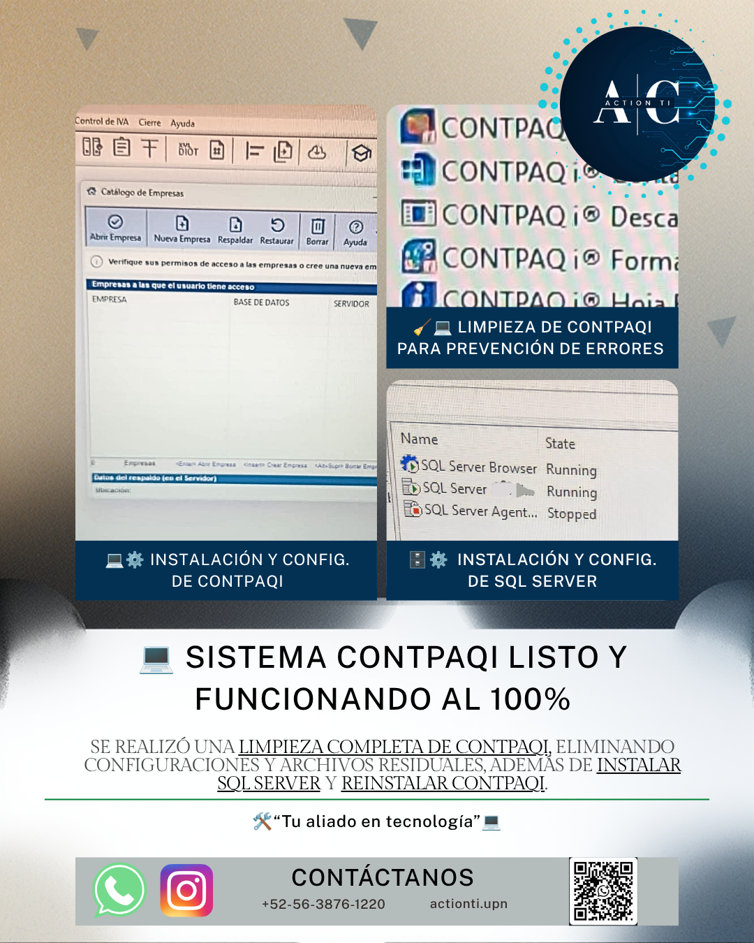 Instalación CONTPAQI y SQL Server